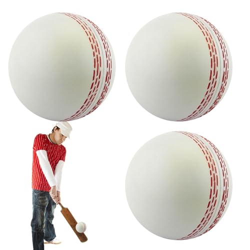 Nrngtz Cricketball | Sport Wind Cricketbälle | Indoor-Cricketbälle, Outdoor-Cricketbälle, weiche Trainings-Cricketbälle, Übungsbälle, tragbare -Trainingsbälle, schwingende Cricketbälle