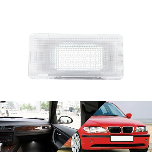 NSLUMO 2 x LED-Fußraumleuchten für B.M.W E46 E36 E60 E61 E63 E64 E39 E38 Handschuhfach-Lampe