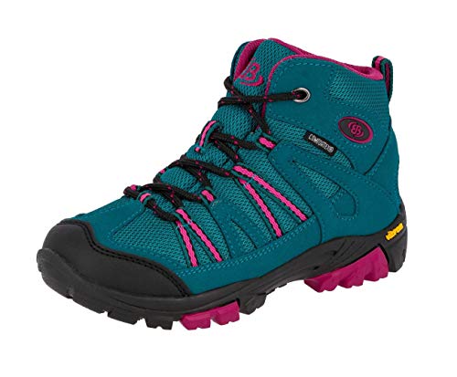 Brütting Mädchen OHIO HIGH Trekking- & Wanderstiefel, Türkis/ Pink, 41 EU