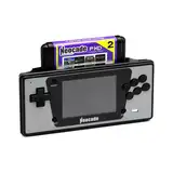 NEOCADE Retro-Handheld-Konsole für Mega Drive mit 3,5-LCD-Bildschirm, 30fps, Auflösung 320x240, 12 MD-Multi-Games-Cartridges und 18 NES eingebauten