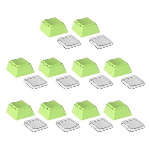 SEAYACK 8pcs Cheey Profile PC Schlüsselkaps 1U Schlüsselcap Set Für Mechanische Tastaturen Keycaps Haltbarkeit In Klassischer Farbe