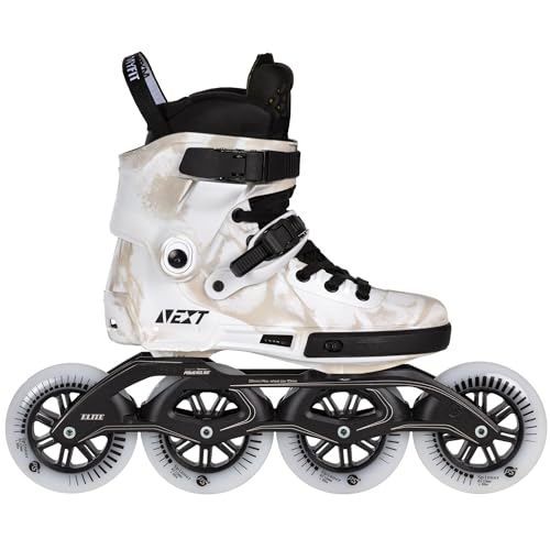 Powerslide Inline Skate Next Marble White 110, für Urban und Fitness, für Damen und Herren