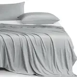 Elegear Kühldecke 150 x 200cm, Japanische Arc-Chill 3.0 Q-Max>0,5 Kühlfasern Selbstkühlende Sommerdecke, Doppeltes Kältegefühl absorbiert Körperwärme, kühlende Decke für Menschen Dünne Wohndecke Grau