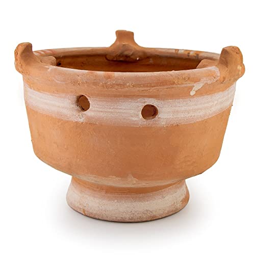 Saharashop Marokkanische Feuerschale Stövchen Majmar Mejmar Schale für Tajine, Grillen Kochen ohne Strom