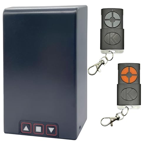 Koomando TM5886 Universalsteuerung für Rolltore bis 1HP - 750W - 230V, Gehäuse IP55 mit integrierter Tastatur, 2 Rolling-Code-Fernbedienungen, Einfache Montage