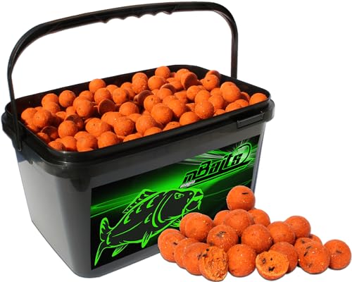 Angel-Berger Magic Baits Boilies im Eimer 4 kg alle Sorten Futterboilies Karpfenboilies Boilieset (Tutti Frutti)