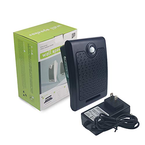 PIR-Bewegungsmelder, aktivierter Audio-Player, Hochleistungsverstärker, Lautsprecher für Halloween, Weihnachten, Baustelle, Sicherheitserinnerung, Shop-Promotion (schwarz)