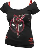 Deadpool Maximum Effort Frauen Top schwarz XL