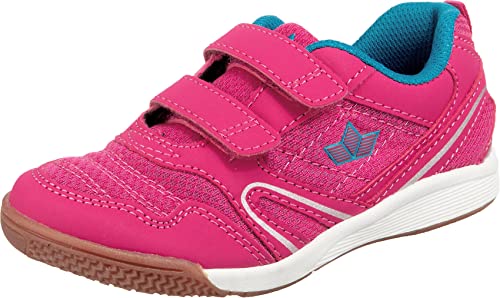 Lico Unisex Kinder Boulder V Hallenturnschuhe, Pink Türkis, 31 EU