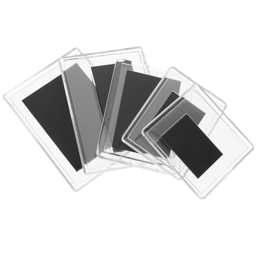 Abaodam 5 Stück Magnetischer Bilderrahmen Magnetischer Rahmen Magnetbilderrahmen Magnete Für Kühlschrankbilderrahmen Magnet-fotorahmen Für Den Kühlschrank Bildmagnet Transparent Pvc