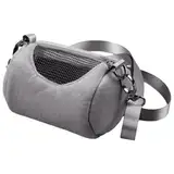 Tragbare Kleintier-Tragetasche – Flauschiger Plüsch-Rucksack Für Hamster, Robuste, Bequeme Tragetasche | Reiserucksack Mit Atmungsaktivem Netzfenster Für Kaninchen, Vögel Und Reptilien Unterwe