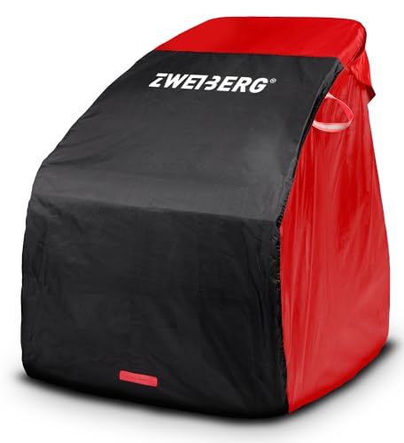 ZWEIBERG® Faltgarage für Fahrradanhänger Universelle Robuste und wasserdichte Abdeckung Regenschutz mit UV-Schutz, easyRemoval