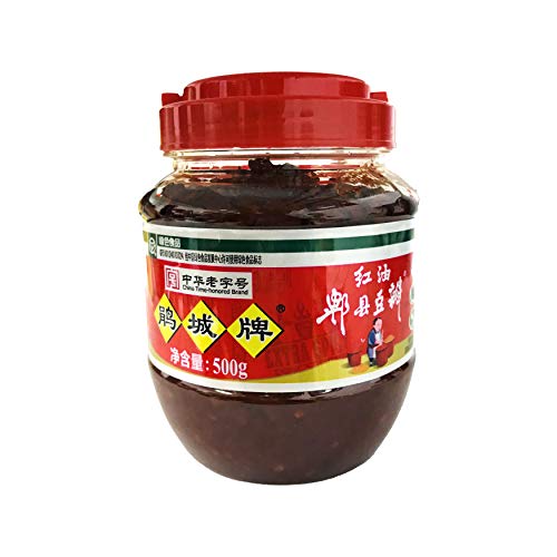 Pixian Sichuan Saubohne in Chilliöl 500g