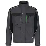 BWOLF Brave Arbeitsjacke Männer Arbeitsjacke Herren Multifunktionale Arbeitsjacke Bundjacke – Multitaschen + Multi Taschen + Ärmel mit 600D Polyester verstärkt (Grau, XL)