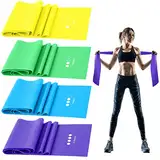 Fitnessbänder Set, GIEMIT Sport Band Fitness Trainingsband Latexfrei für Yoga, Pilates, Krafttraining, Physiotherapie