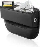 Einesin Auto organizer Aufbewahrungsbox für Autositze, Auto gadgets innenraum, utositz Gap Organizer Storage Box Auto Mittelkonsole für Kleinigkeiten, Handys (Schwarz*, 1 Stück)