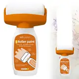 Wandreparatur-rollbürste mit Wandreparaturpaste, Wandfarbe Ausbessern Weiß, 500g Ausbesserungsfarbe Weiss Roller, Wand Reparatur Rollbürste, Für Graffiti Kratzer Flecken Risse Und Beschädigte Wände