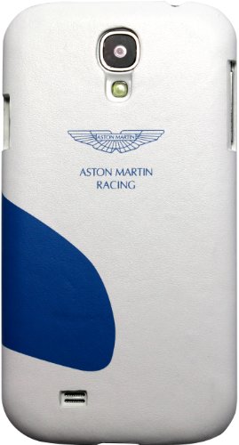 Aston Martin Racing Hardcover-Schutzhülle, für Samsung Galaxy S4, Motiv Kühlergrill, Weiß/Hellblau