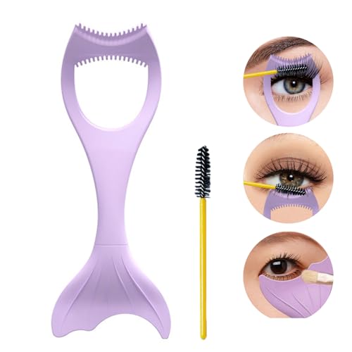 Eyeliner Schablone,Wimperntusche Hilfe,3 in 1 Eyelashes Tools Mascara Shield Applicator Guard,Mascara Schablone Wiederverwendbarer,für Damen,Mädchen,Anfänger