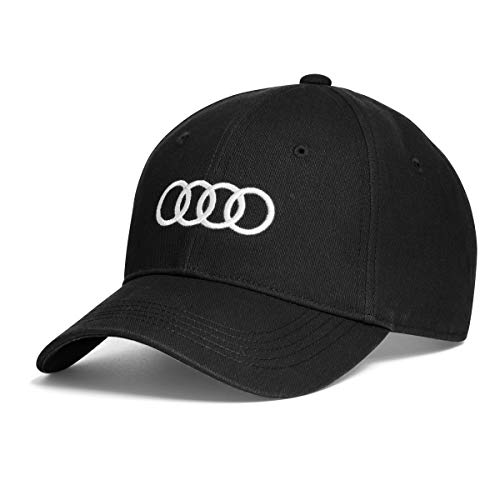 Audi Unisex 3131701000 Ringe Cap, Schwarz, 55-59 EU