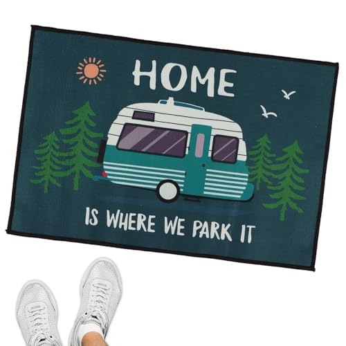 BETESSIN Fußmatte für Wohnmobile, rutschfest, 40 x 60 cm, Wohnmobil
