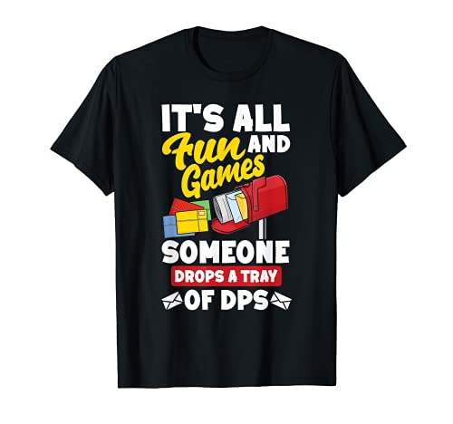Postangestellte Briefträgerin Postbote Postlieferungs Witz T-Shirt