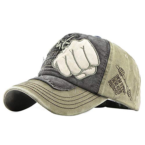 Unisex-Outdoor-Baumwolle Hochwertige Bestickte Unisex-BaseballmüTzen Verstellbar Sonnenhut Baseball MüTzen Sommerhut Casual Baseboard Baseballkappe SchirmmüTze Atmungsaktive Hip Hop Caps