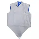 Fecht-Metalljacke for Rechtshändige Fechter Florettweste for Erwachsene Und Kinder Fecht-Trainingsausrüstung (Dicke : Right Hand, Size : 48)