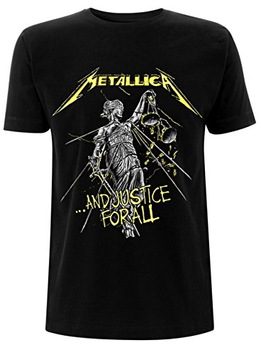 Metallica ...and Justice for All - Tracklist Männer T-Shirt schwarz M 100% Baumwolle Band-Merch, Bands