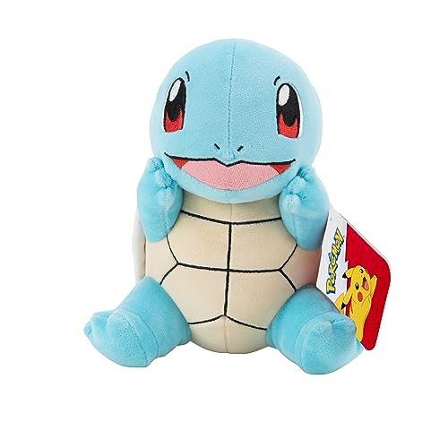 Pokémon PKW3084-20cm Plüsch - Schiggy, offizielles Plüsch