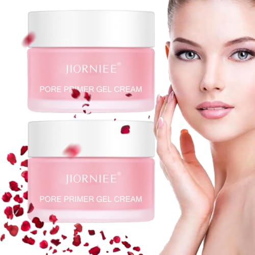 Pore Primer Gel Cream - Pore Base Gel Cream, Make-Up Primer for the Face, Jiorniee Porenfüllende Gel Creme, Invisible Pore Face Primer Suitable for All Skin Tones, 2 Stück