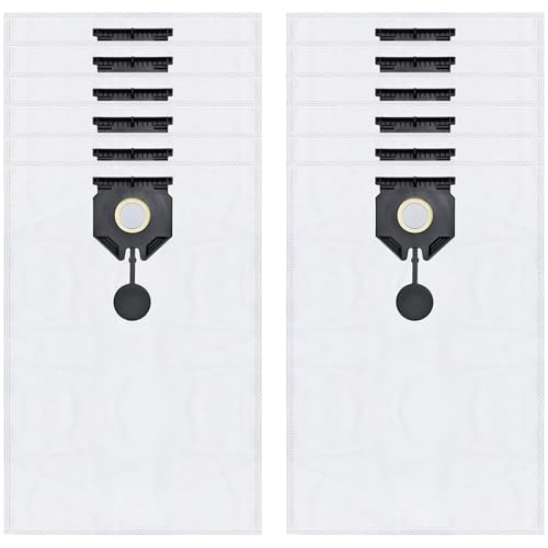 NT 30/1 Staubsaugerbeutel Zubehör für Kärcher NT 30/1 Tact L NT 30/1 Ap L NT 30/1 Tact/Ap Te L 30 L Staubsauger Ersatz Staubbeutel - Reißfeste Vliesfiltertüten Ersatzteile 2.889-154.0 (12 Beutel)