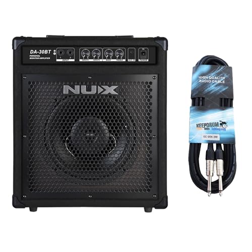 Nux DA-30BT Schlagzeug-Verstärker E-Drum Monitor Box mit Bluetooth