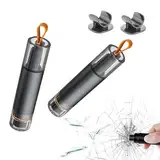 STFALI 2 Stück Gurtschneider Notfallhammer, Notfallhammer Auto Mit Gurtschneider,2 In 1 Car Accessories Wird mit Zwei Aufbewahrungswerkzeugen Geliefert, Auto Gadgets Notfall Pannenwerkzeug