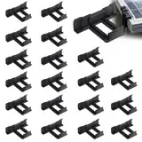 20 Stück Solarpanel Wasserablauf Clips, Entwässerung Clips Solarpanel Schlammentfernungsclip Photovoltaik Panels Wasser Abgelassen Weg Clip PV Module Reinigung Clips für Wasser Ablauf Clips - 35MM