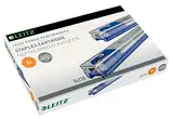 Leitz Power Performance Heavy-Duty Heftklammerkassetten K6, Verzinkt, Box mit 5 Kassetten, 5 x 210 Heftklammern, 55910000