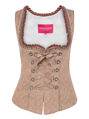 Krüger Dirndl Damen Mieder 416466 beige 38