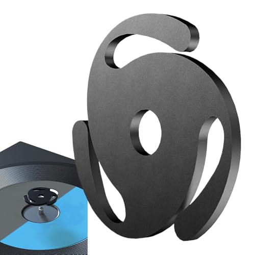 45 U/Min -Datensatzadapter - Konvertierungsblatt Solid Records Adapter, Solid Aluminium Dom Vinyl Spindeleinsatz Für Plattenspieler | Vinyl -Rekordadapter Für 45 U/Min -Datensätze, Technik -Platte