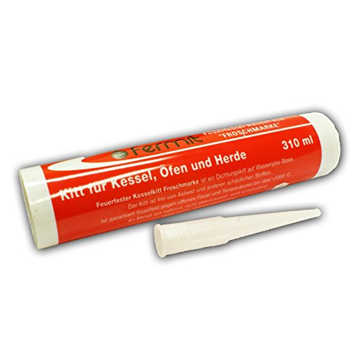 Fermit - Feuerfester Kesselkitt - Froschmarke 310 ml, kleber