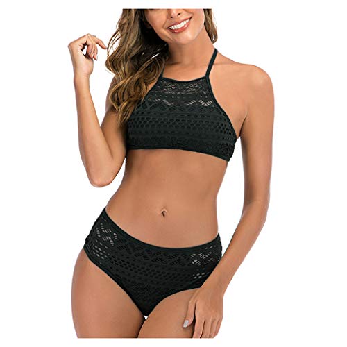 XTBFOOJ bikini Damen set große brüste Badeanzug Sport Damen Badeanzug mit bügel push up bikini Damen tanga tankini oberteil Damen einzeln mit bügel push up bikini tankini Badeanzug Schwangerschaft