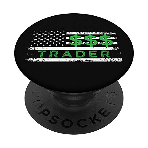 USA-Flaggenhändler - American Patriot Crypto Forex-Handelsgeschenk PopSockets mit austauschbarem PopGrip