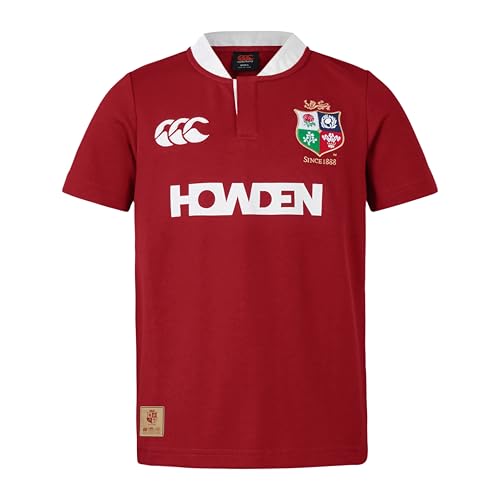 Canterbury Unisex British and Irish Lions Ss Classic Hemd, Rote Dahlie, L