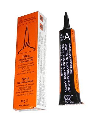 Werner-Mueller PVC-Kaltschweissmittel Typ A für PVC-Böden 44g pro Pack, ausreichend für 20 Meter Naht, Preis pro Stck/Tube