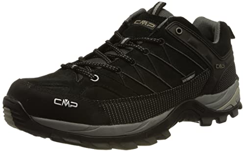 CMP Herren Rigel Low Shoes Wp Trekking-Schuhe, Nero Grey, 43 EU
