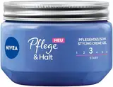 NIVEA Haargel, einfaches Haarstyling für natürlich aussehende Looks mit starkem Halt, Styling Gel mit Vitamin B3, Pflege & Halt Pflegendes Styling Creme Gel (150 ml)