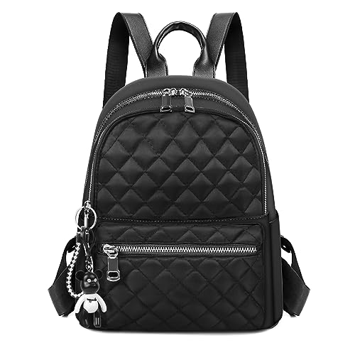 Aucuu Rucksack Damen Klein, Wasserdicht Rucksäcke Daypacks, Nylon Reiserucksack, Anti-Thef Arbeitsrucksack, Casual Daypack, Rucksacktasche für Reisen Arbeit Wandern