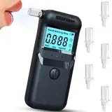 DASIAUTOEM Alkoholtester, Polizeigenau mit Digitalem Farbigem LCD-Anzeige, Atemalkoholtestgerät, Alkoholtester Polizeigenau, für den privaten und professionellen Einsatz zu Hause