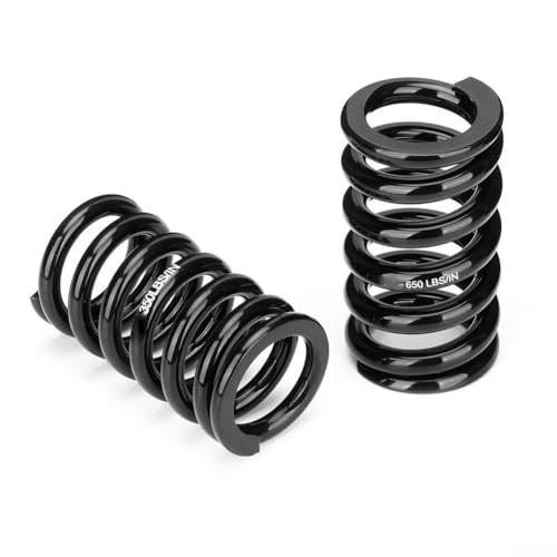 Besttoolifes Stoßdämpferfeder hinten, 30 mm Innendurchmesser, 158,8–294,8 kg, SWI200 Federstahl, Ersatz für KS 291R/260, Stoßdämpfung, schwarze Motorradaufhängung (204 kg für 150/165 mm)
