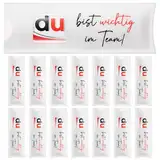 Namalu 15 Stück Team Geschenk Du Bist Wichtig im Team Kompatibel mit Duplo Schokolade Schokoriegel Hülle Filz Verpackung Dankeschön Geschenk für Mitarbeiter Kollegen, ohne Schokolade(Weiß)