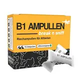 B1 AMPULLEN® Riechstäbchen Riechampullen 15X0.3 ml - Geeignet für Eishockey, Handball, Kraftsport, Gym & Co. - EXTREM STARK (15er Pack)